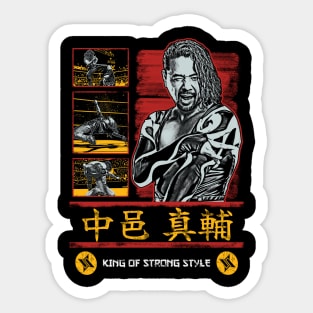 Shinsuke Nakamura The King Of Strong Style Sticker